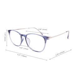 Mind Bridge Thin Square 2031 Computer Glasses - CrystalHillGlasses.com