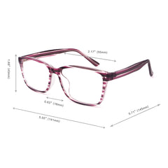 Mind Bridge Rectangle 80608 Computer Glasses - CrystalHillGlasses.com