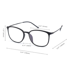 Mind Bridge Thin Square 8002 Computer Glasses - CrystalHillGlasses.com